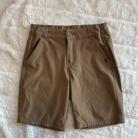 Ripzone Brown lightweight dressy Shorts size youth large - Picture 1 of 8